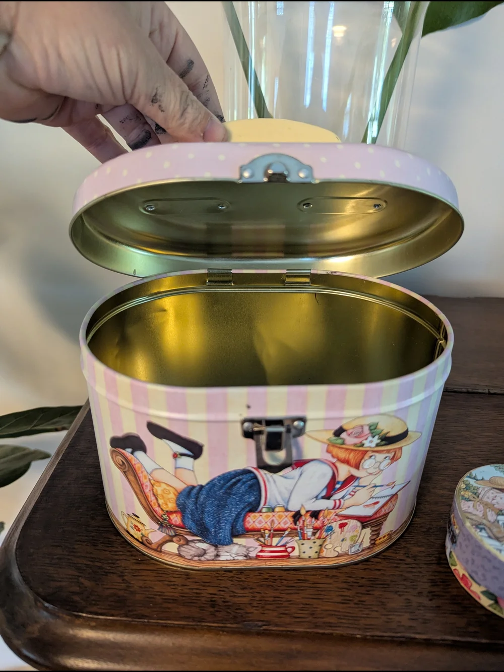 Mary Engelbreit Keepsake Tins & Pooch&Sweatheart Boxes Collector Set Vintage